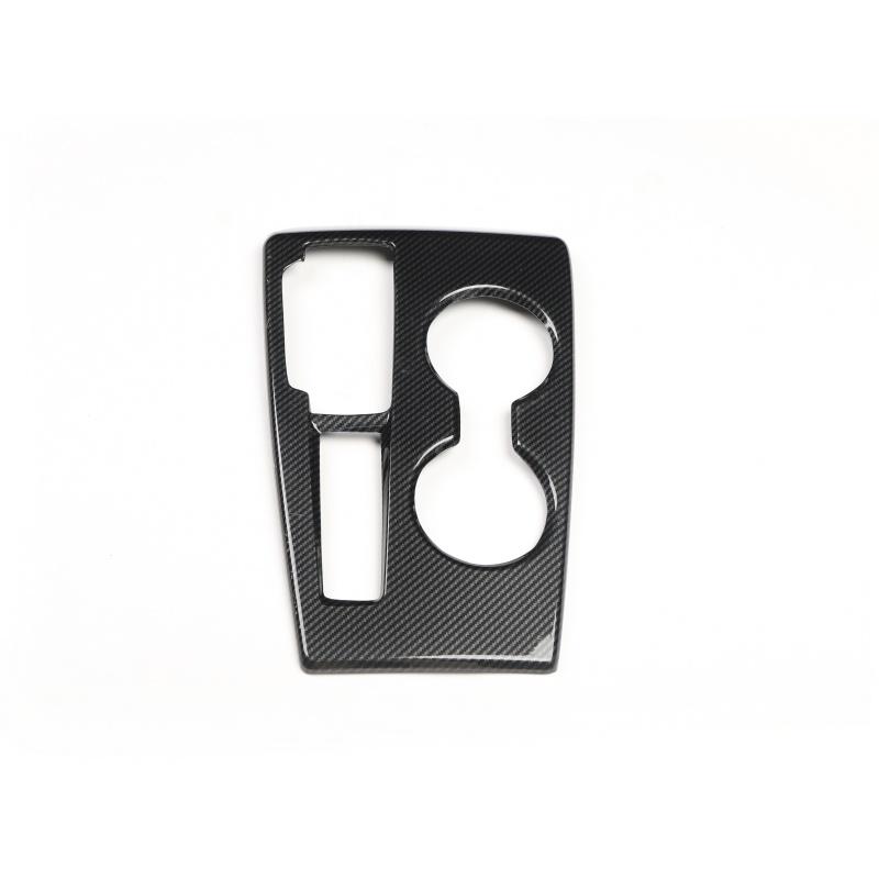 11th Generation Civic Rear Cup Holder with Carbon Fiber Pattern Black Navigation Panel Is Used for Car Interior Decoration