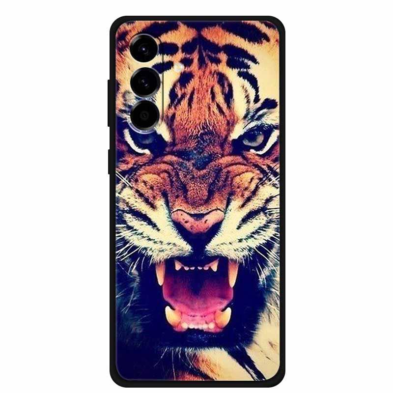 For Samsung Galaxy S26 Case S 26 TPU Cover Soft Silicone Funda Phone Case For Samsung S26 Case Cartoon Cat Lion Shockproof Coque