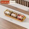 Elegant Multi-Section Candy Dish for Home: Nut & Dried Fruit Tray