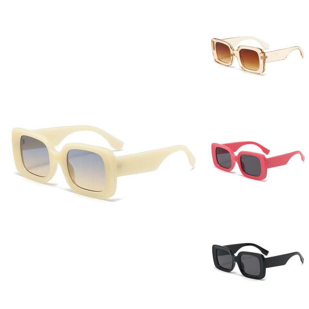 Elegant Feeling Highend Womens Square Frame Sunglasses Retro Style Glasses Sun