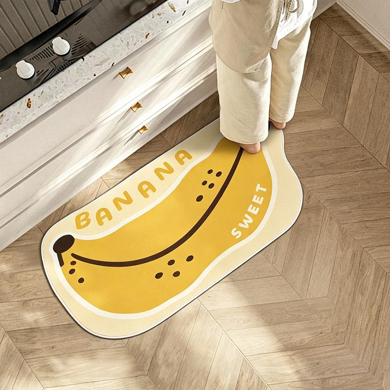 Creative 3D Non-Slip Mat Set 30*40Cm Kitchen Floor Doormat Trendy Series Floor Mat Absorbent Waterproof For Bathroom Kitchen