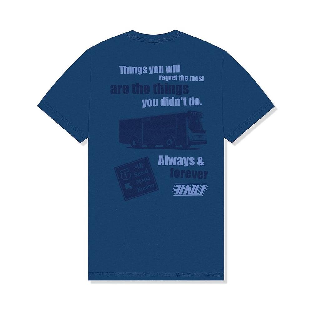 Anti Social Social Club Tour Bus Short Sleeve T-Shirt Blue/S