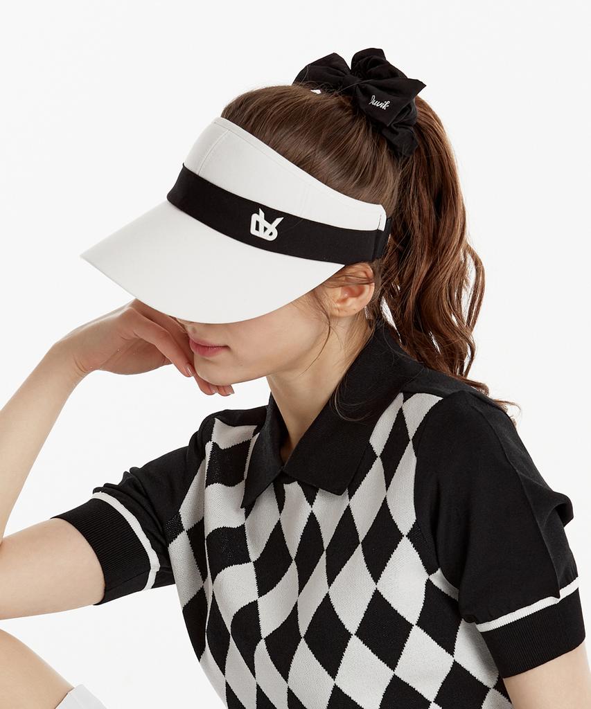 DUVIK Women'S Sporty Color Block Sun Visor De2Wap723Wh