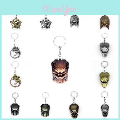 Unique Alien Themed Keychain Solid Zinc Alloy Keyring For Collectors And Fans