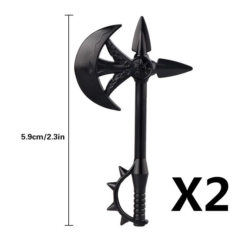 Medieval Military Soldier Weapon MOC Building Blocks Accessories Anime Figures Battle Axes Swords Gun Helmets Vest Toy Gift K018