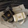 Premium Bag Women's Diamond Chain Bag New Trendy Four-season Versatile Small Square Bag One Shoulder Messenger Bag