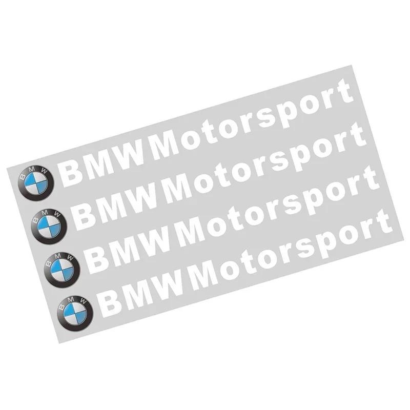 

X5 X6 4pcs Car Motorsport sports sticker car door handle sticker For Bmw x1 x3 x5 e46 e90 e60 e39 f30 e36 f10 f20 e87 Car access белый