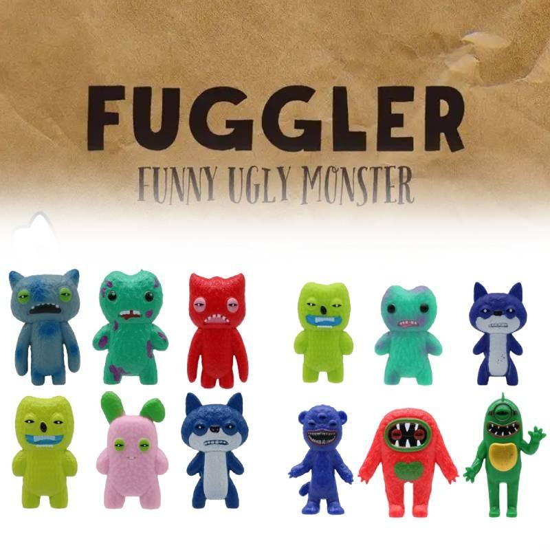 6pcs Action Fuggler Figure Model Anime Displays Toy Cartoon Doll Gifts Kids