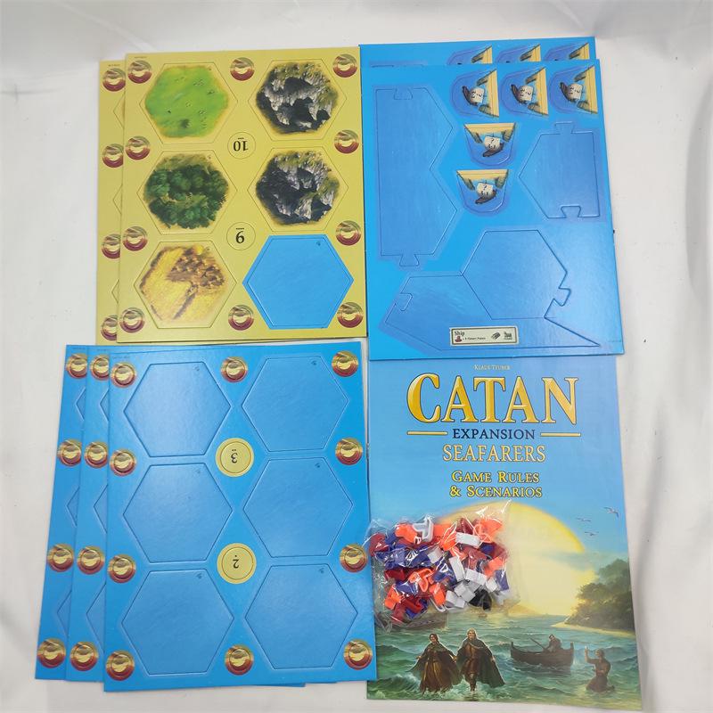 Kaart Puzzel: Catan Eiland Bordspel - Engelse Versie voor Volwassenen & Kinderen