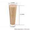 4pcs Wood Cone Furniture Foot Leg Feet 15*5.8*3.8cm