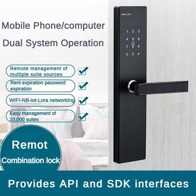 Serrure de porte à poignée intelligente Serrure numérique à empreinte digitale domestique Serrure de porte biométrique en acier inoxydable