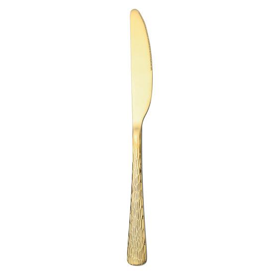 Messer Gabel Löffel Set Edelstahl Besteck Rutschfester Bequemer Griff Steakmesser Dessertlöffel Teegabel für Westliches Essen Spülmaschinenfest