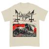 Men T-shirts Mayhem Norwegian Band Black Metal Rock Dark Wind Red American Retro Punk Street Men's and Women's Crewneck T-shirts