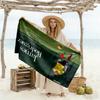 Soccer Player Action Beach Towel Super Soft & Absorbent Comfortable Lightweight Suitable for Sports, Travel, Swimming, Yoga, Bathroom, Beach, And Pool