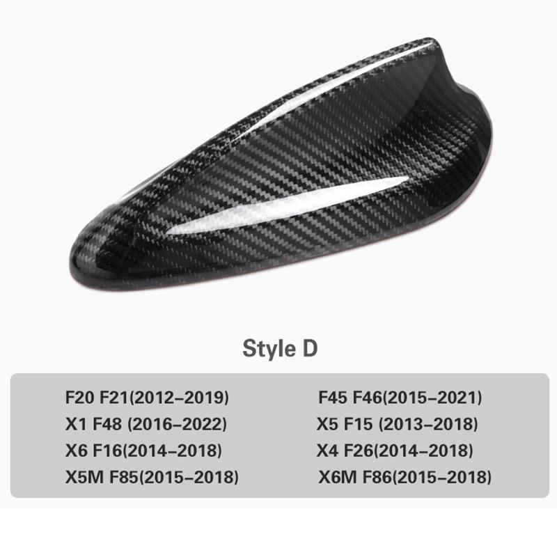 Fibră de carbon pentru BMW E90 E92 E70 G30 F10 F20 F25 F30 M2 X4 X5 X6 Accesorii pentru stilul mașinii Antenă antenă cu aripioare de rechin pentru acoperiș