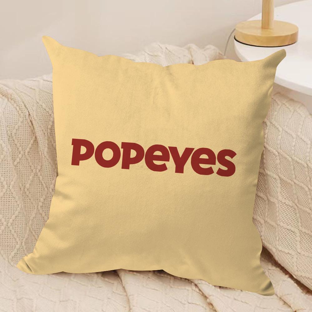 

Fried Chicken P-PopeyeS Cushion Cover Soft Plush Fabric Double-Sided Printed Sofa Cushion Cover for All Seasons Home Decor Gift 30cmx30cm