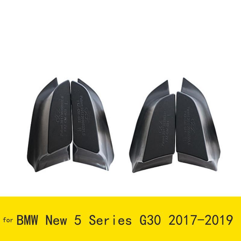 Models Black Plastic Car Door Storage Box Phone Tray Car Accessories with Mat  for BMW New 5 Series G30 2017