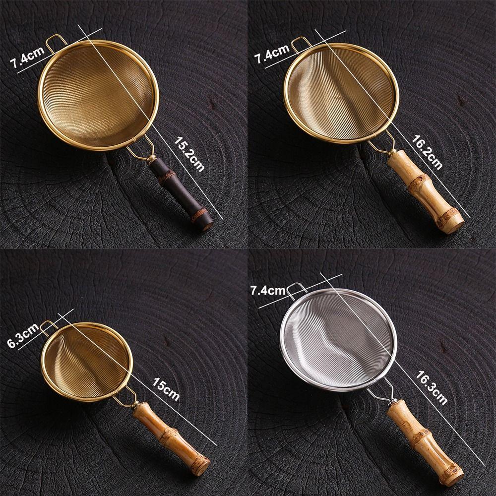 Nový nerezový sítko na matcha Snadno čistitelné Velmi jemné síto Čajové sítko Malé Nerezové Sítka na potraviny do kuchyně