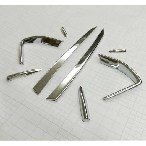 Chrome Rear Fog Light Lamp Cover Trim For Lexus RX RX350 RX450H 2016 2017 2018