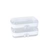 Large Clear Zipper Travel Organizer Bag for Pet Clothes & Toiletries - Hard Storage Box with High Capacity