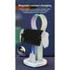 For PS5 Portal Streaming Handheld Charger Intelligent Magnetic Multifunctional Storage Base with RGB Colorful Light Effect