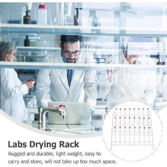 Laboratory Beaker Drying Holder Draining Rack for Test Tubes and Glassware Organization and Practical Drying for Labs