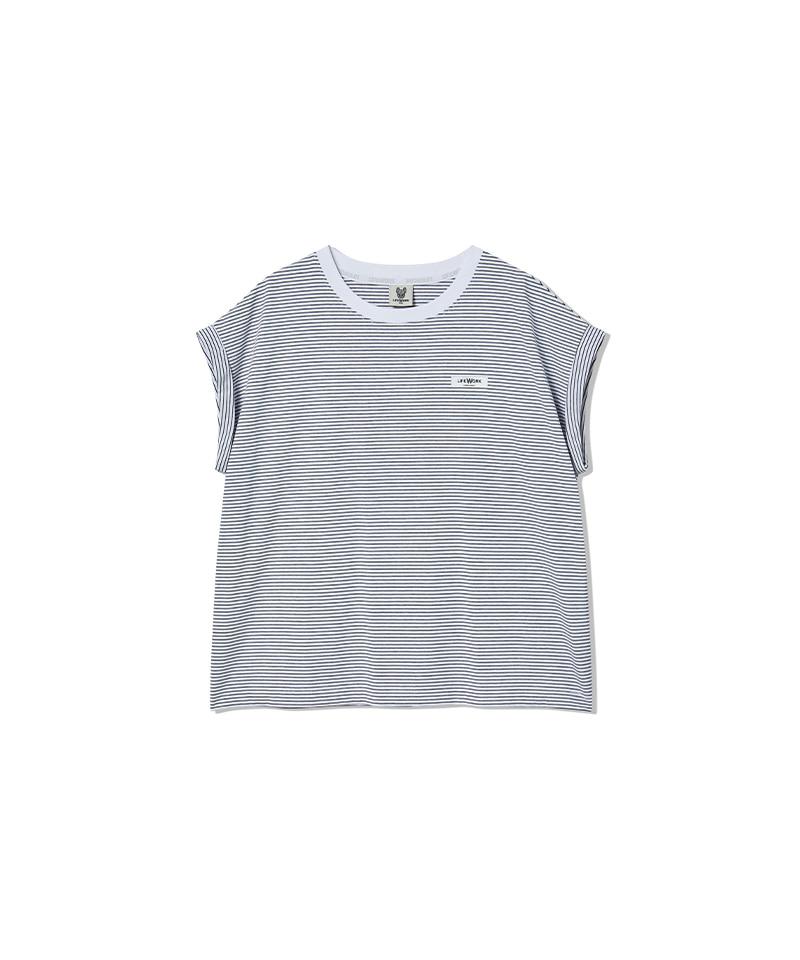 Life Work Women S) Cuff Sleeveless T-Shirt Black/Free