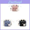 Canvas Bucket Bag For Women With Letter Print Soft Handle For Daily Casual Use