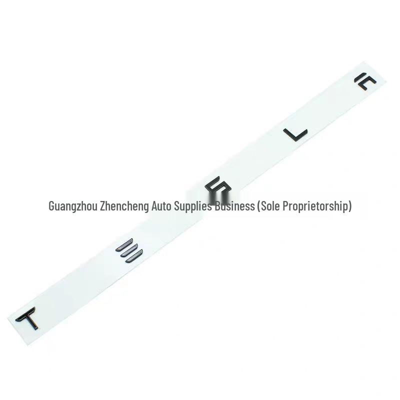 Edamame Model 3/Y Car Sticker: English Letter Rear Tail Mark for TESLA