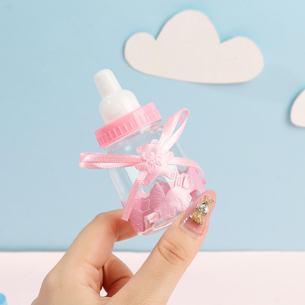 Style Christening Baby Shower Party Favour Decoration Favour Bottle Candy Box Fillable Bottles