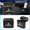 Auto Fahrzeug Case Aufbewahrungsbox Schwarzer ABS Quadratischer Drück-Mülleimer Für Lancer Lancer ASX Outlander 2 3 Pajero Mirage Auspuff Pajero 4