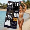 Customizable personalized beach towels Billie Eilish themed designs.Suitable for the beach, yoga, sports;ideal as beach accessories