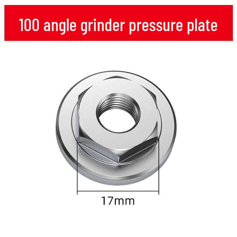 100-Piece Angle Grinder Flange & Accessories Set: Multi-Purpose Modification, Universal Nut, Screw Cover