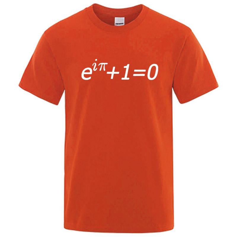 Mens High Quality Tshirt 100 Cotton Funny Mathematical Design Print Summer Casual Loose for Men TShirt Male Hip Hop Tops