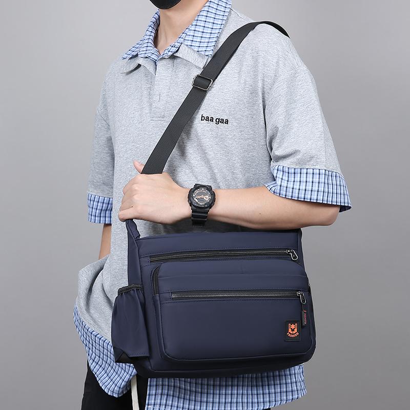 Business Shoulder Bag Men's Oxford Bag Crossbody Bag Briefcase Large Capacity Multifunctional Travel Bag