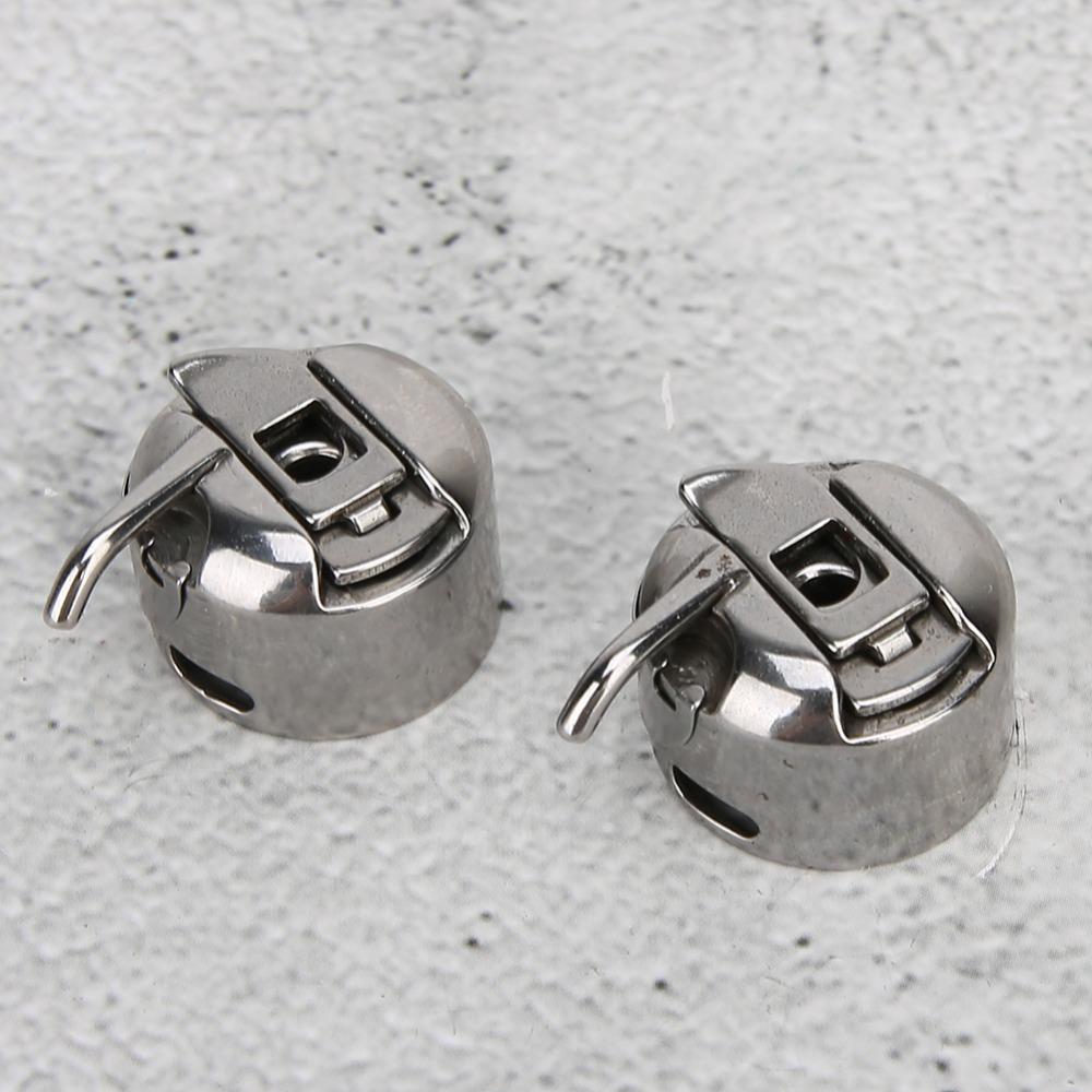 2Pcs Durable Reverse Bobbin Case Steel Bobbin Case Set Metal Bobbin Case  Industrial Use