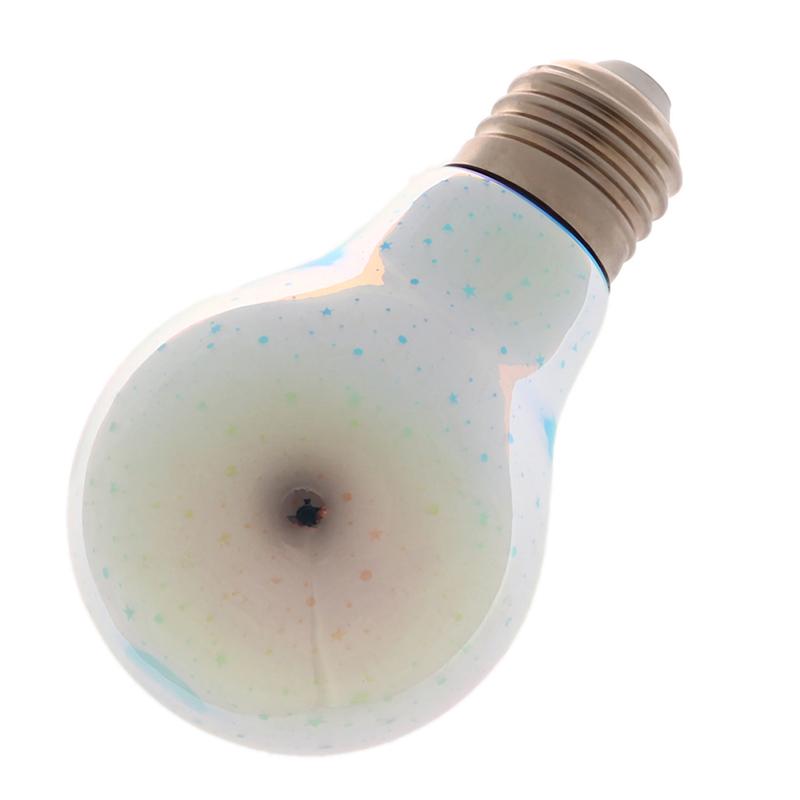 1 Stück 3D Dekoration LED E27 4.5W 85-265V Vintage Edison Glühbirne Stern Feuerwerkslampe Feiertags-Nachtlicht Weihnachtsbaumdeko