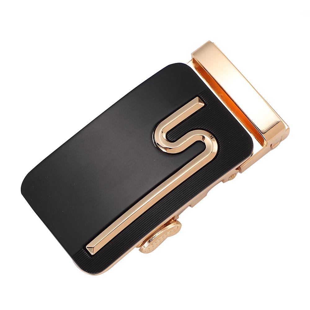 Men's Automatic Alloy Belt Buckle Clasp, 3.5cm
