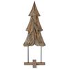 Christmas Tree with Stand Brown 121 Cm Solid Teak Wood