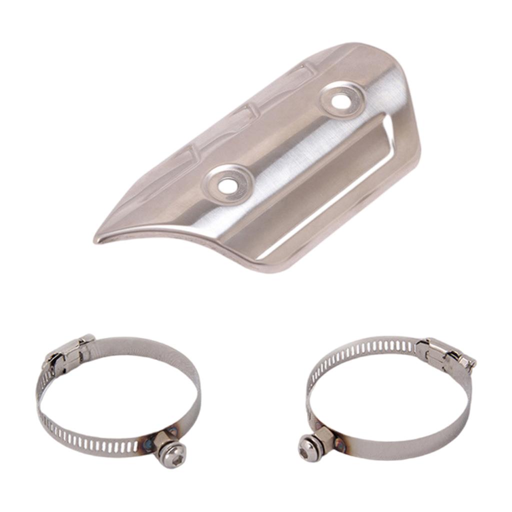 Universally Motorcycle Exhaust Muffler Pipe Heat Shield Cover Heel Guard For Most Model Motorbike Modification