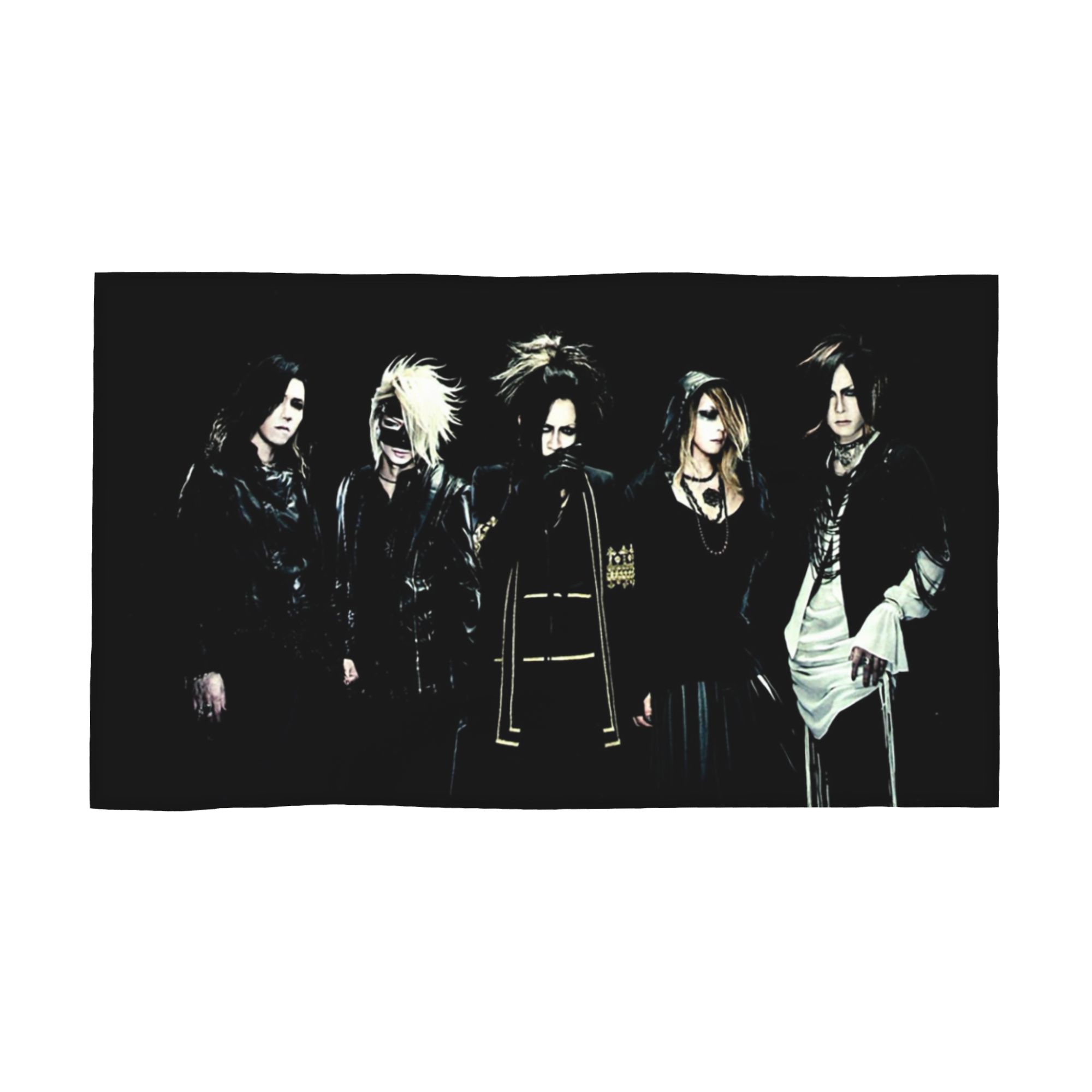 

Japan Rock The Gazette Band Soft Face Towel Quick Dry Pool Bath Cotton Towels Breathable W40*H60(CM)