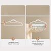 Travel Hanger with 6 Clips Strong Load-bearing Fastener Tape Design