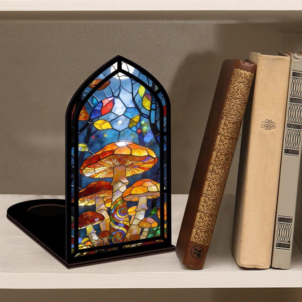 Multicolor Candle Holder Gothic Arch Design Tabletop Holder Bedroom Decor