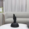 Black Gesture Statue Abstract Artwork Ornaments Desk Decoration Creative Gesture Sculpture Resin Crafts Room Aesthetic Decor