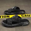Fashion CYYTL Mens Slippers Casual Shoes Summer Beach Sandals Outdoor Slides Leather Walking Comfort Fashion Lightweight Luxury Designer