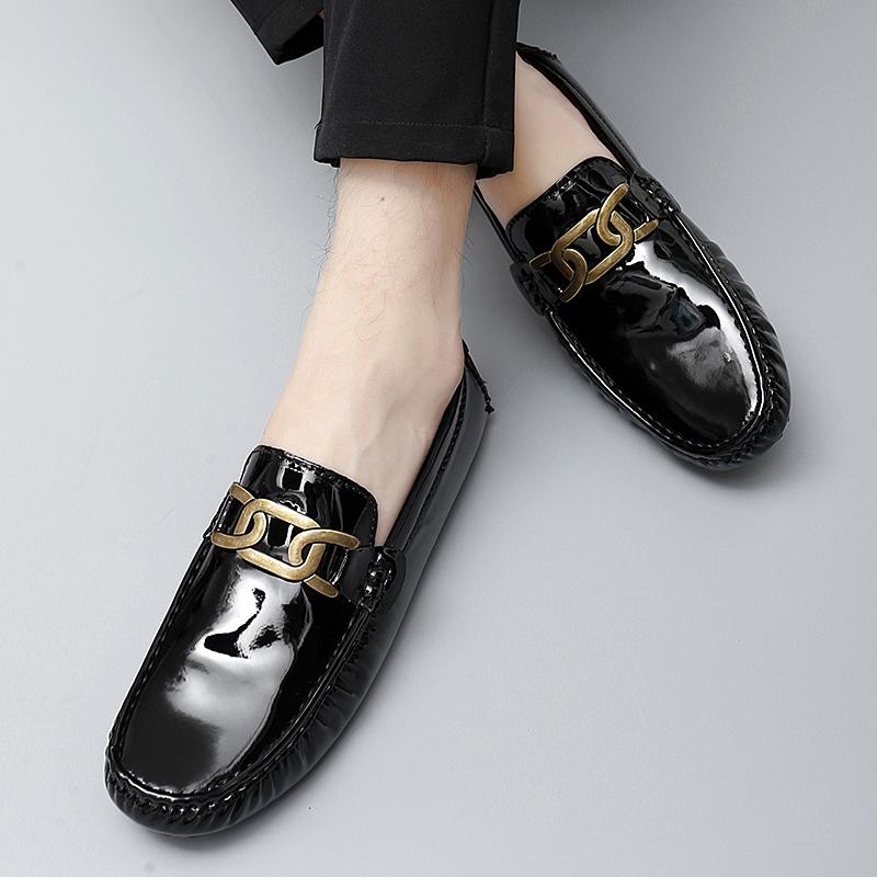 Women Comfort Flats Men’s Moccasins Loafer Driving Shoes Casual Slip on Unisex Plus Size White Black Green Blue Leather Shoes