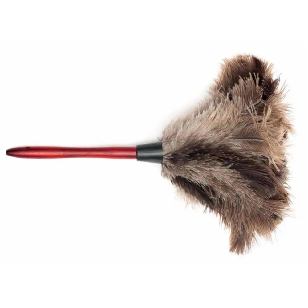 32cm Ostrich Natural Duster Brush Wood Handle Anti-static Cleaning Tool Household Furniture Car Dust Cleaner Tools