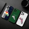 Custodia per Telefono Cellulare M con Bandiera del Kurdistan Per iPhone 17pro, 16,15,14,13,12,11 X XR Plus, Altri Cover Morbida Nera