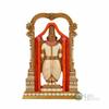 Tirupati Balaji Fine Painting Idol Decorative  Handcrafted Balaji Murti for Home Office and Gifting Purpose Sculpture, Golden, Pack of 1