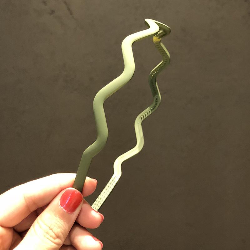 Vintage Headbands for Hair Woman Hair Band Simple Candy Color Chain Bezel for Hair Hair Hoop Headband Bezel Hair Accessories